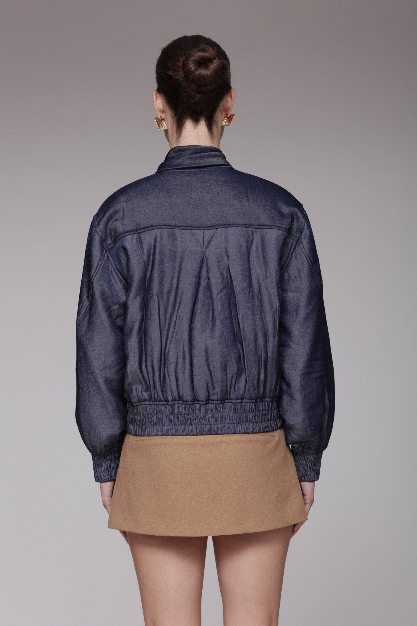 Chambray Bomber Jacket