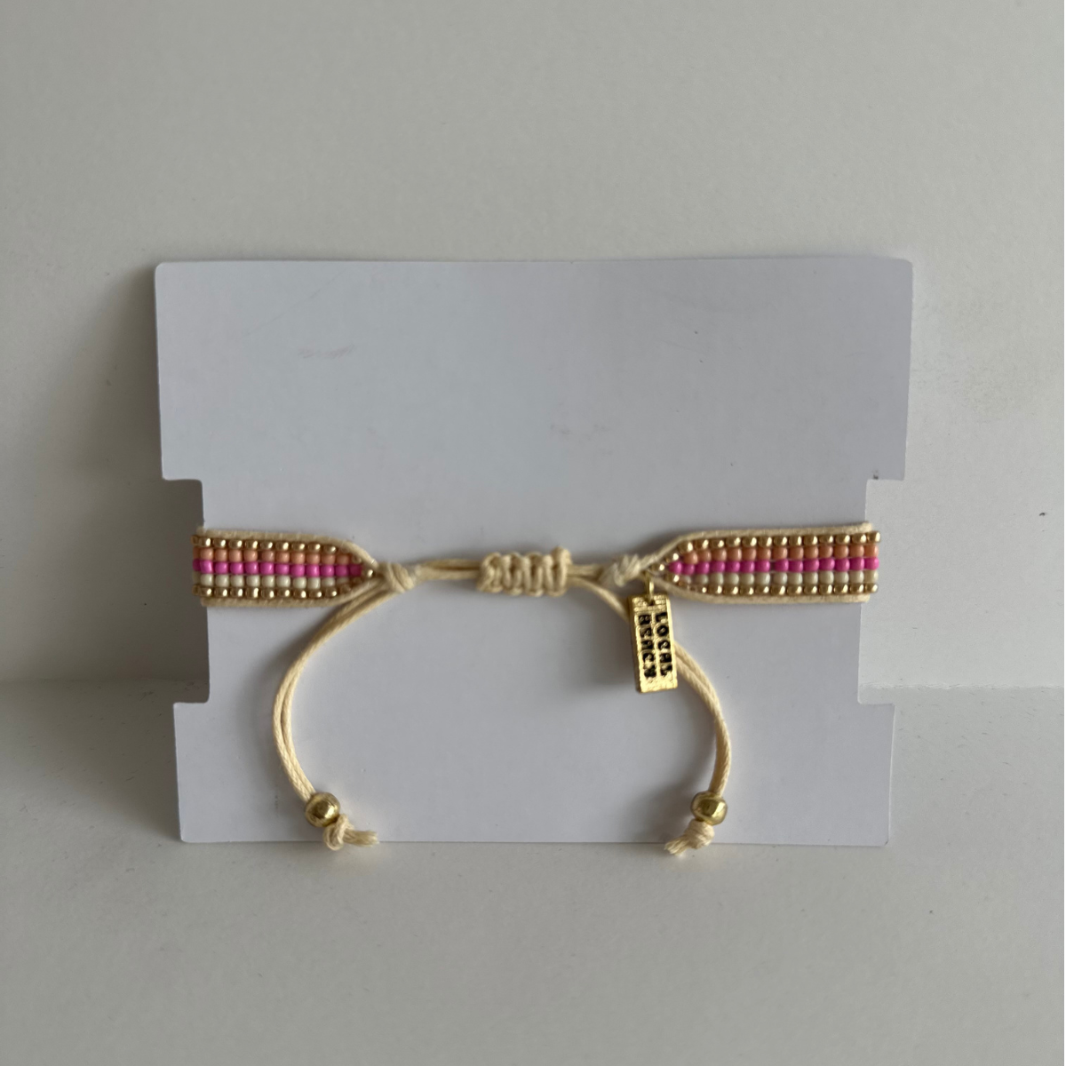 Local Beach Stripe Beaded Bracelet