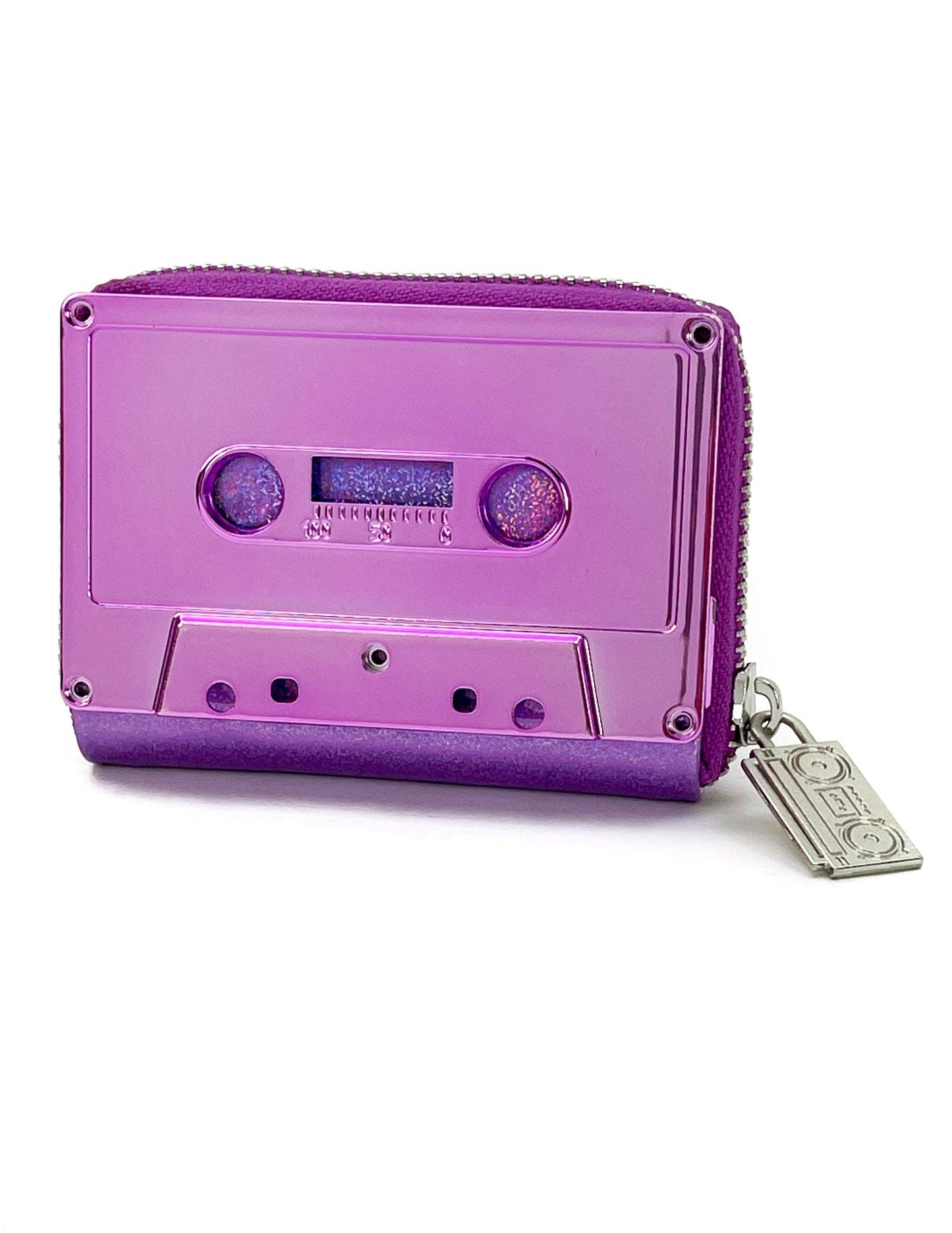 Retro Cassette Tape Wallet - Lavender