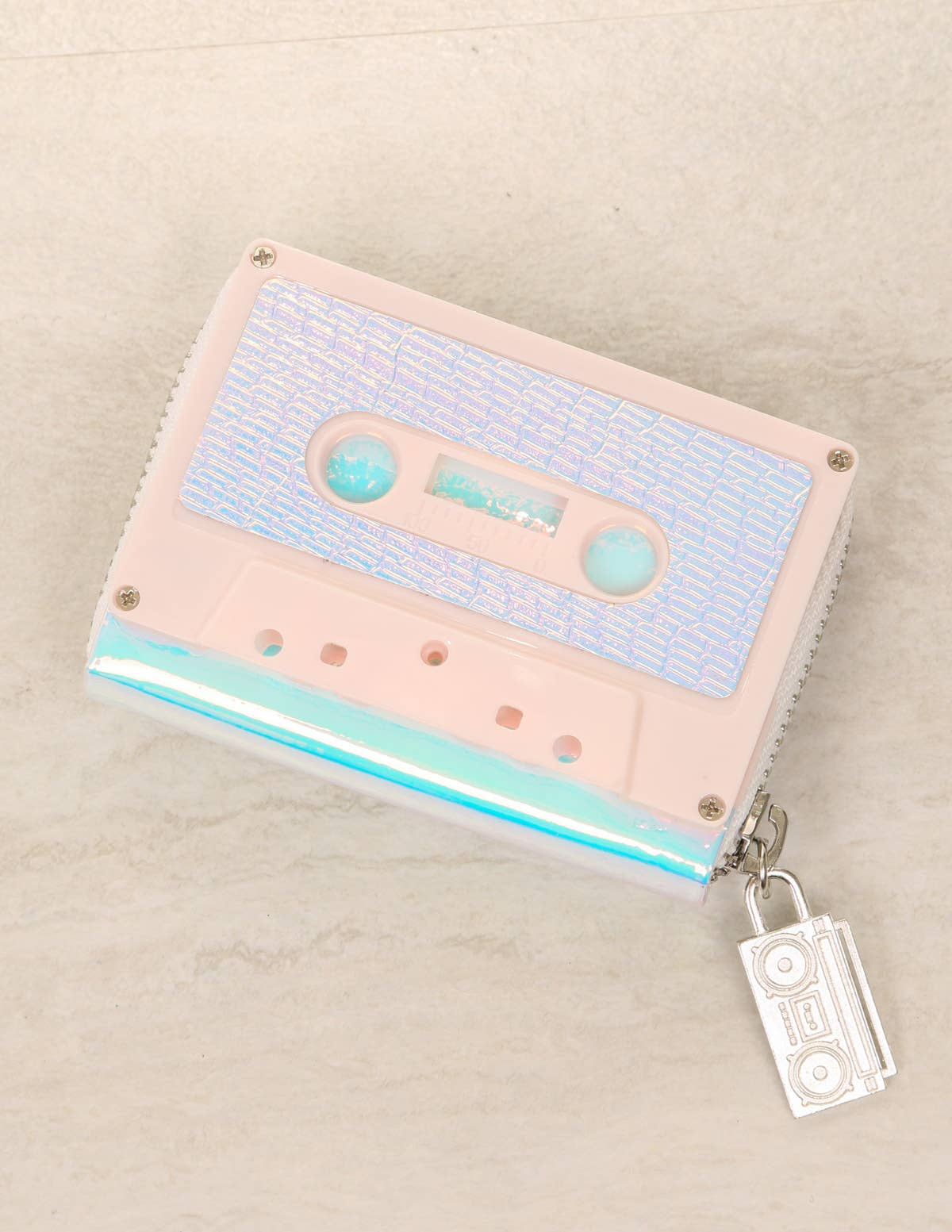 Retro Cassette Tape Wallet - Pink