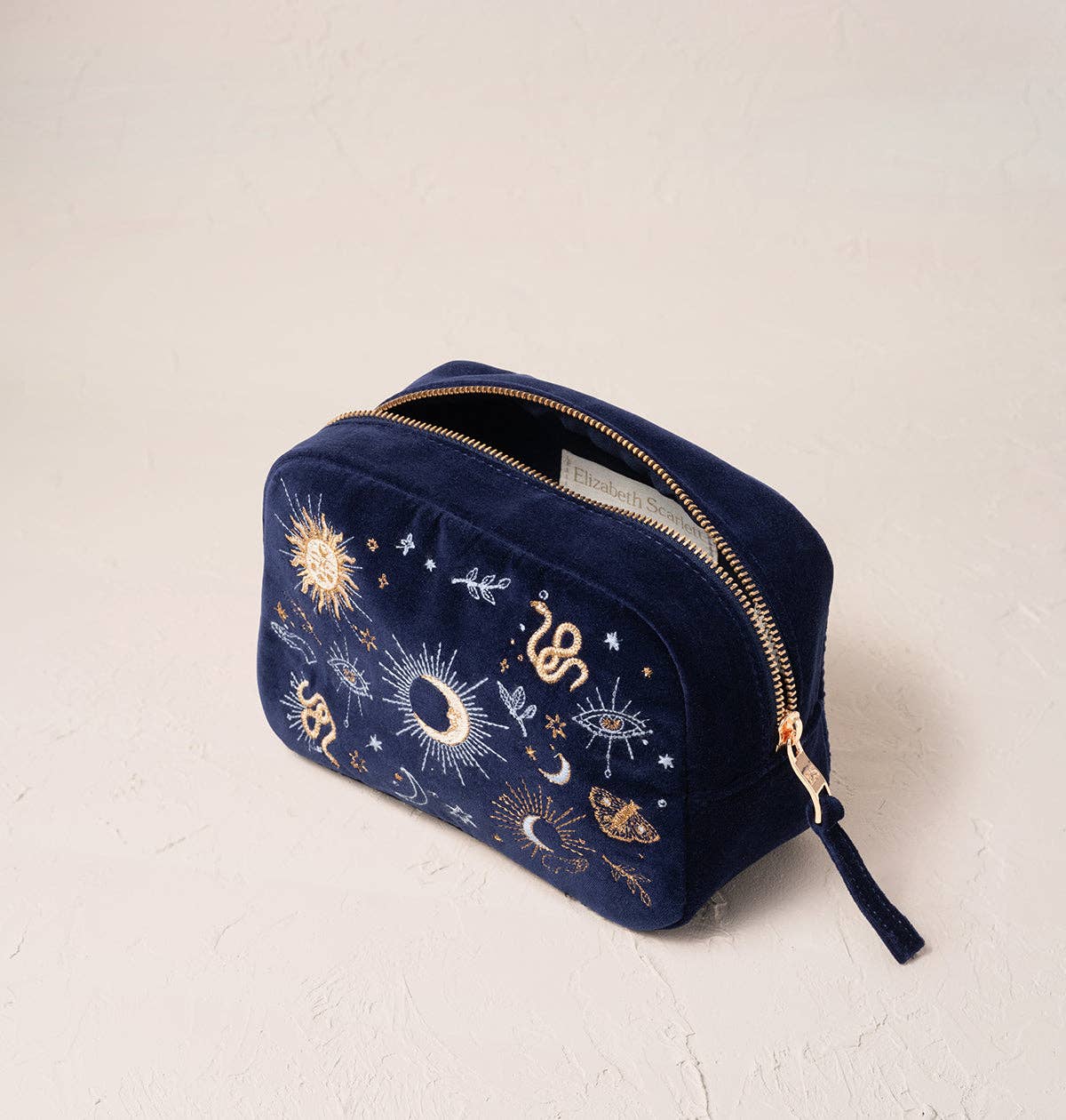 Boho Mysticism Makeup Bag - Blue