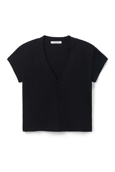 Black v neck tee