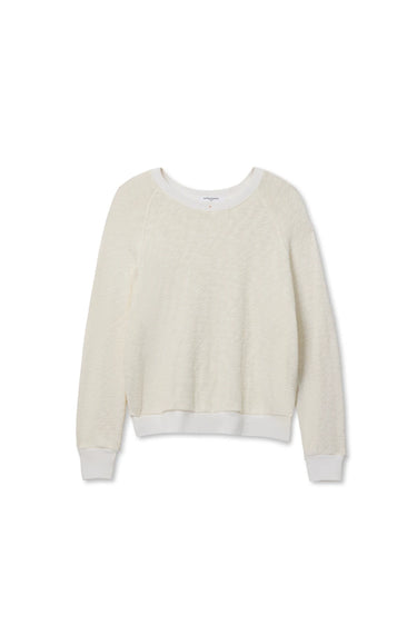 white sweater