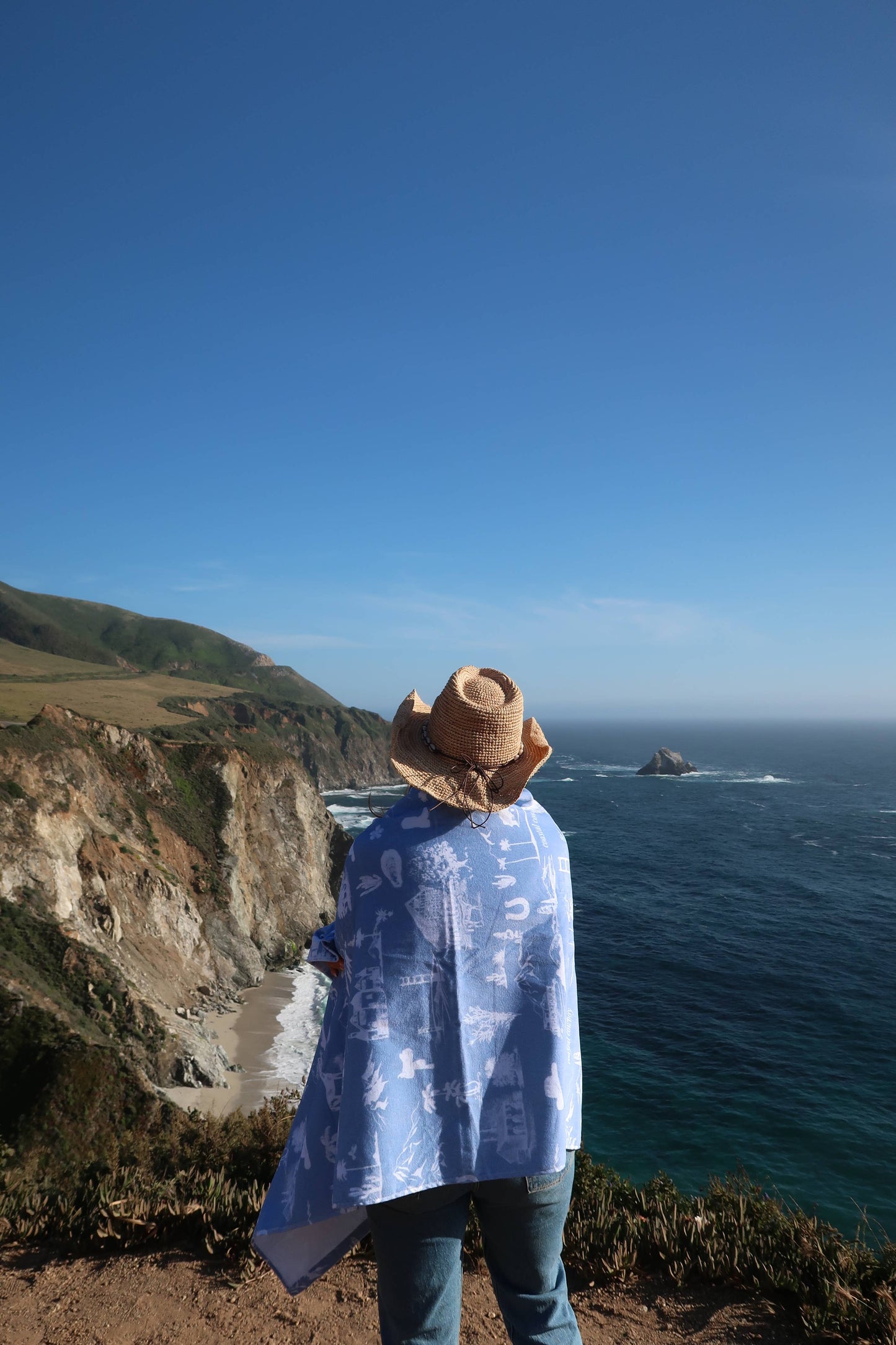 Coastal Cowboy Beach Towel