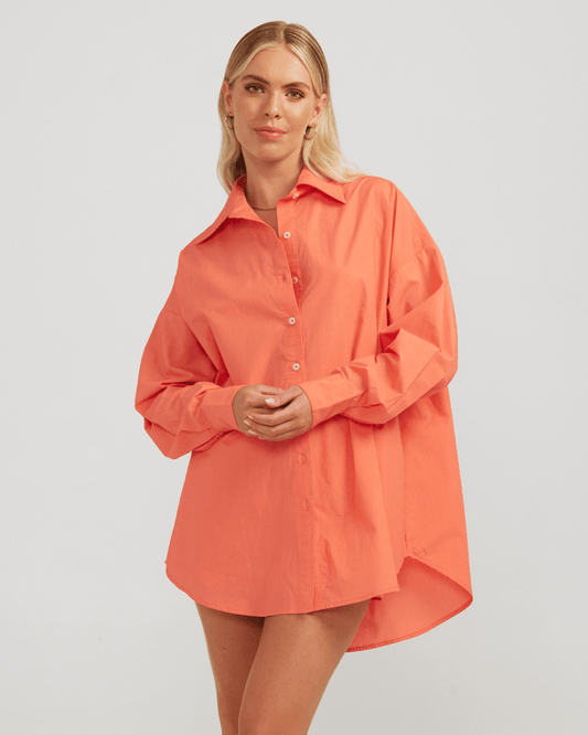 Maple Shirt - Coral