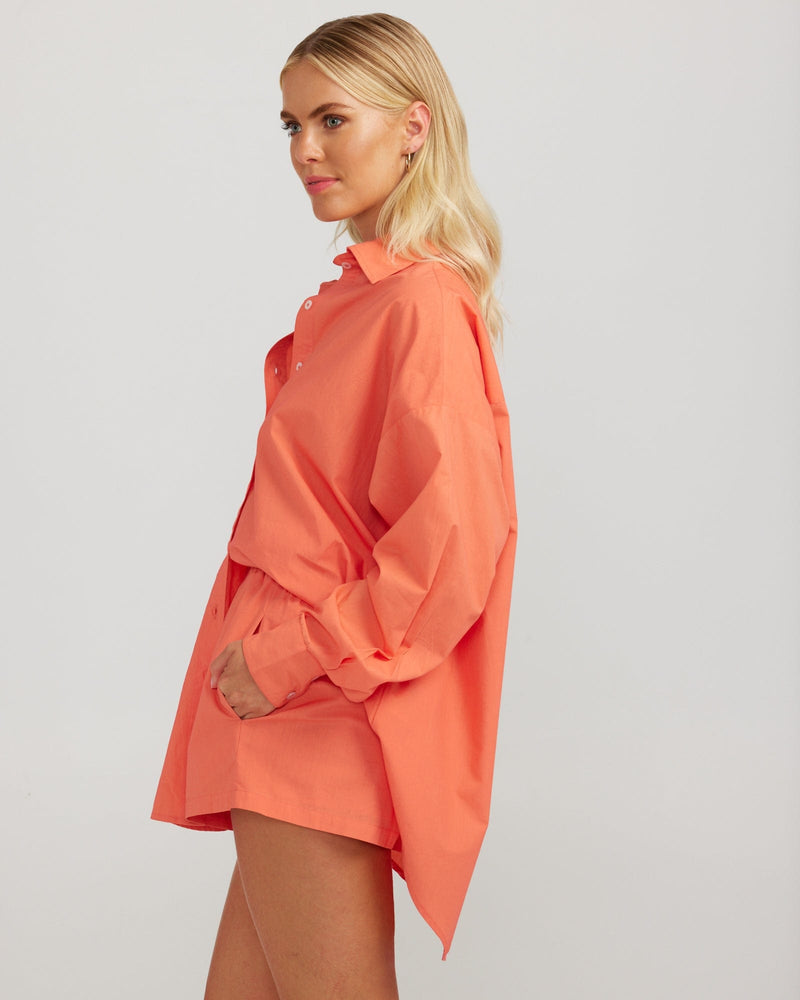 Maple Shirt - Coral