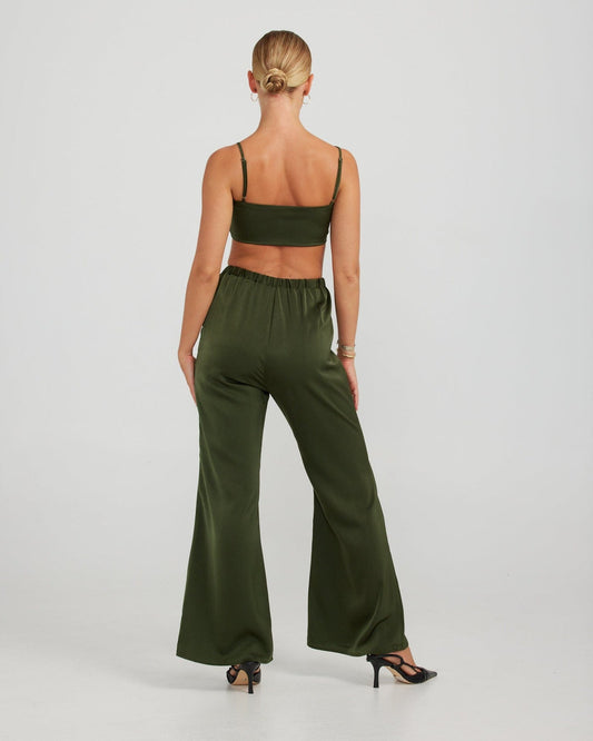 Rafaela Pant - Dark Olive