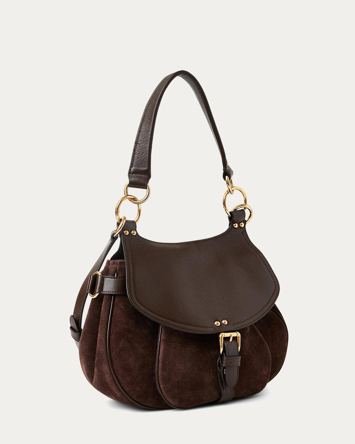 Dash Convertible Crossbody - Fudge Suede