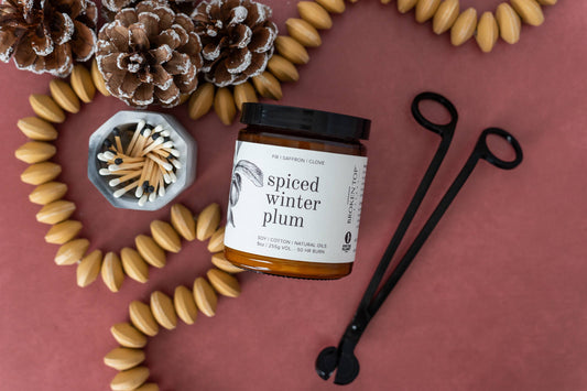 Spiced Winter Plum Soy Candle - 9 oz.