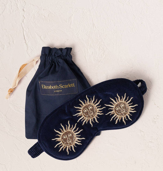 Sun Goddess Eye Mask - Navy