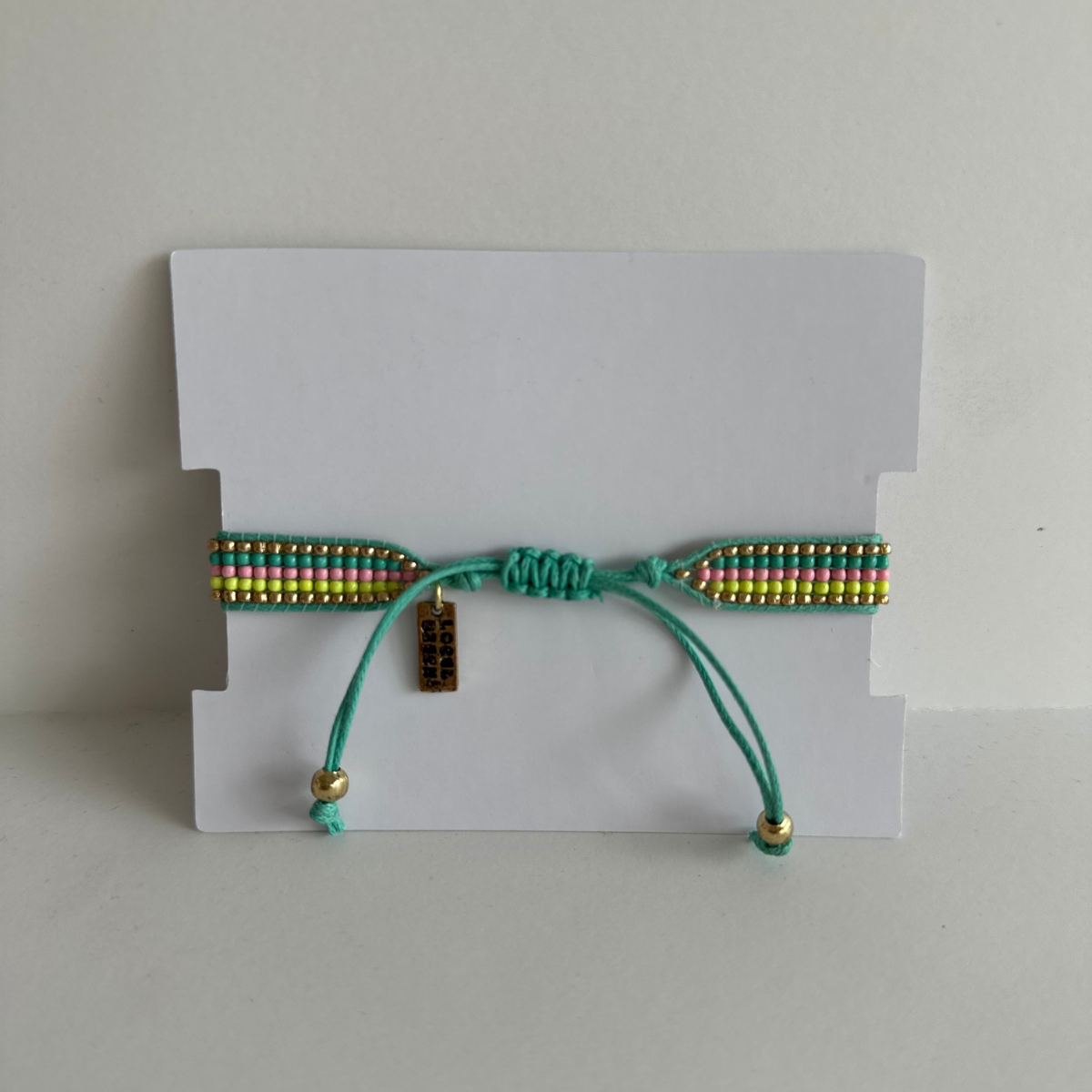 Local Beach Stripe Beaded Bracelet