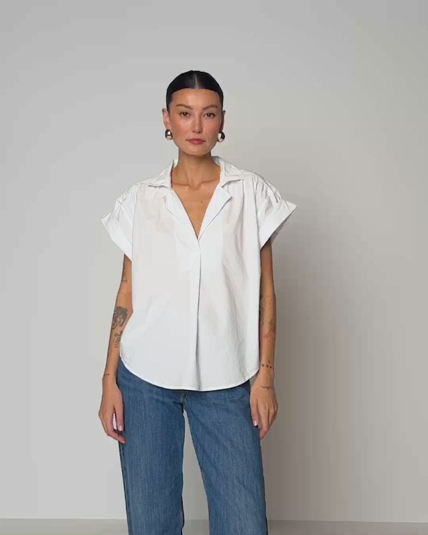 Elliot Blouse - Optic White