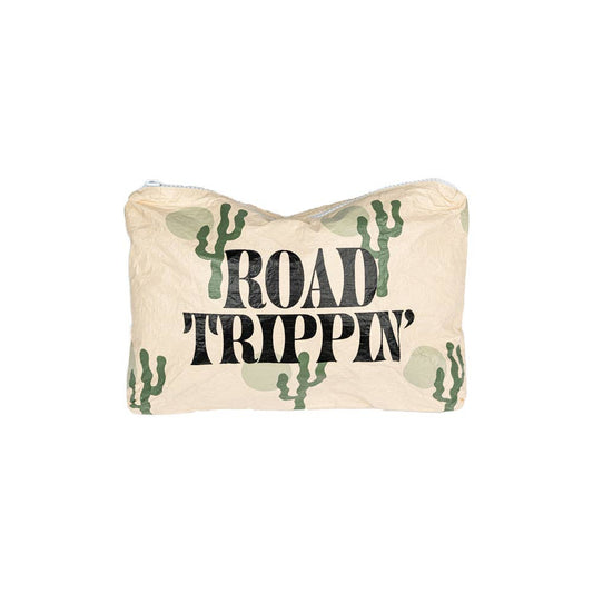 ROAD TRIPPIN’ - Water Resistant Tyvek Printed Pouch