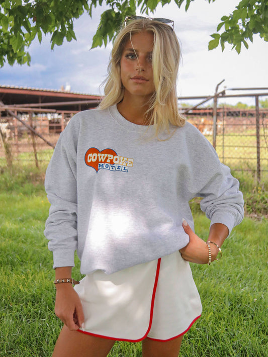 COWPOKE MOTEL CREWNECK SWEATSHIRT