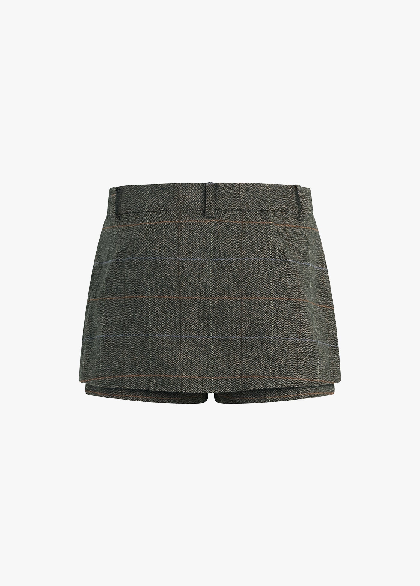 The Spencer Skort - Mocha Plaid