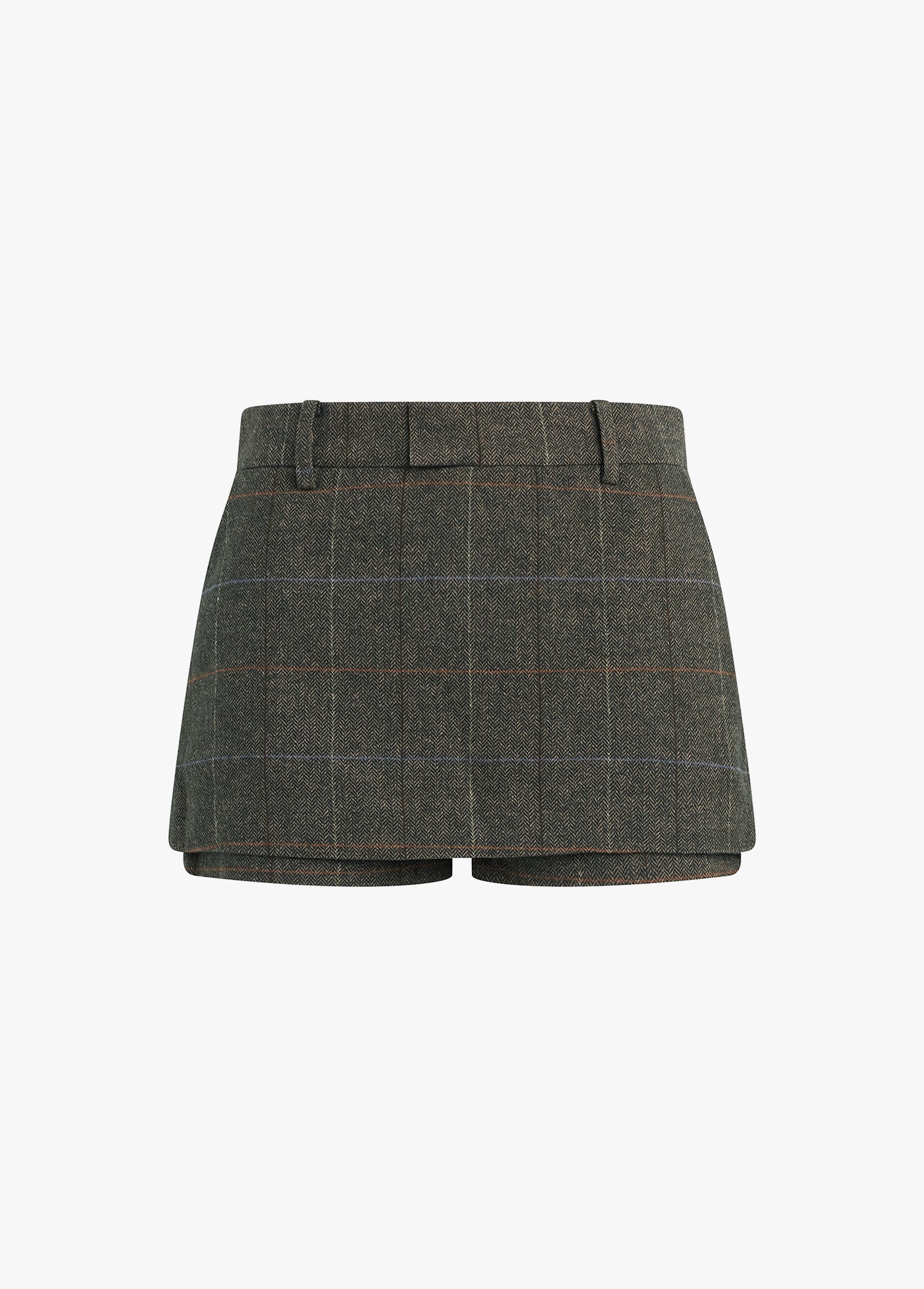 The Spencer Skort - Mocha Plaid