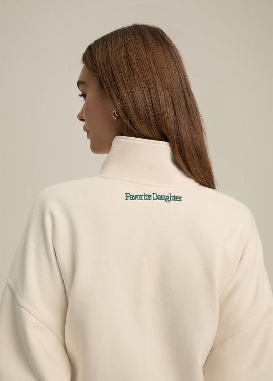 The Coaches Half Zip - Ivory