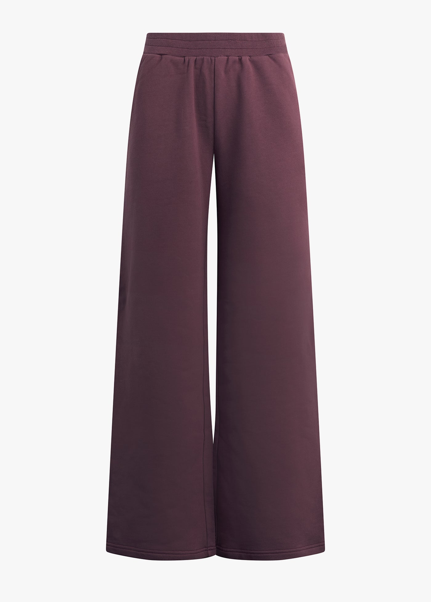 The Boxer Wide Leg - Burgundy Dahlia