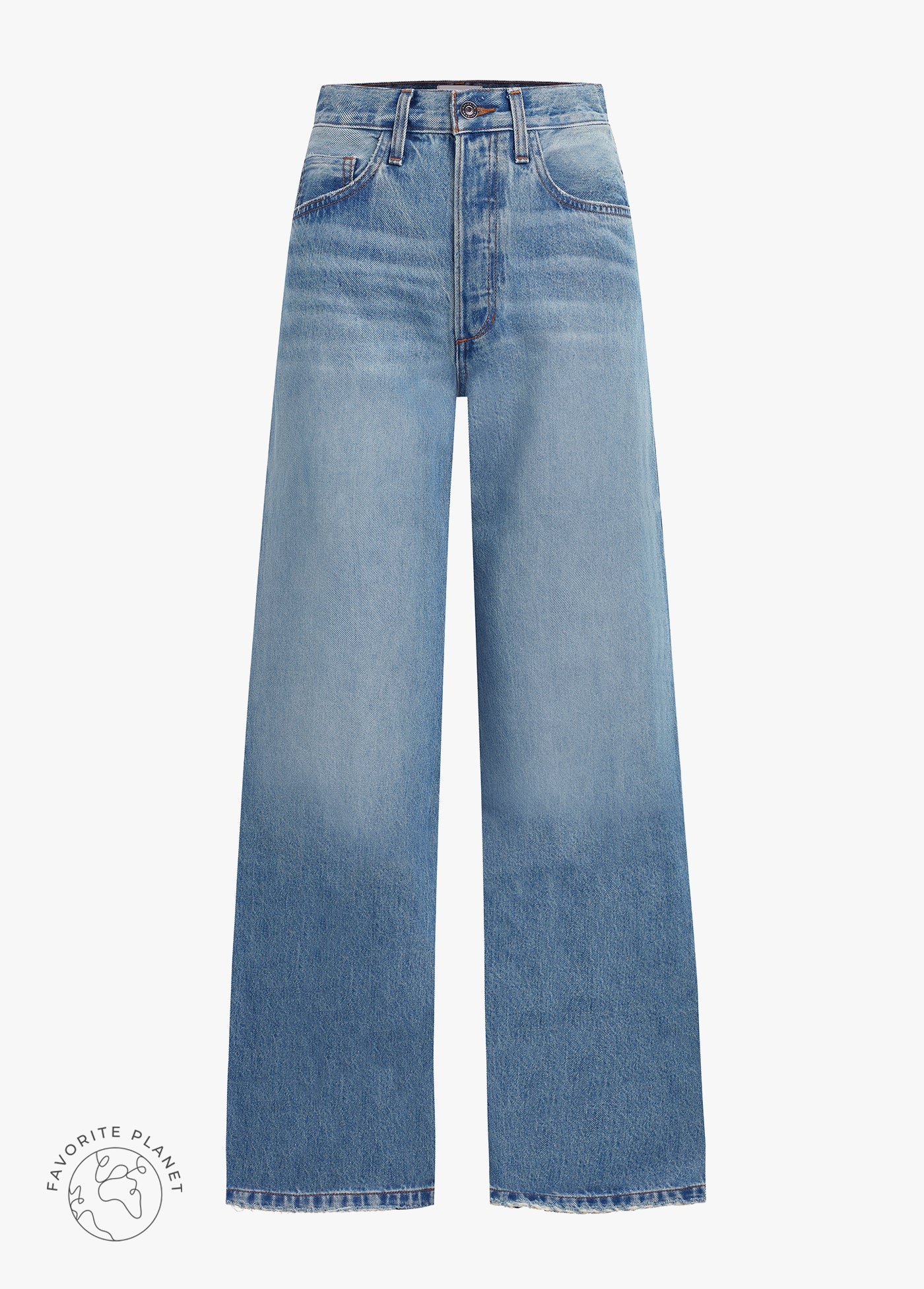 The Masha Super High Rise Wide Leg Jeans - Margate