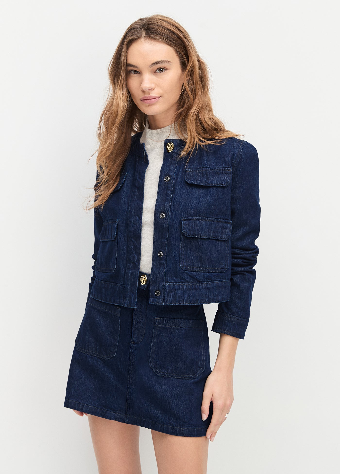 The Denim Emily Jacket - Stout