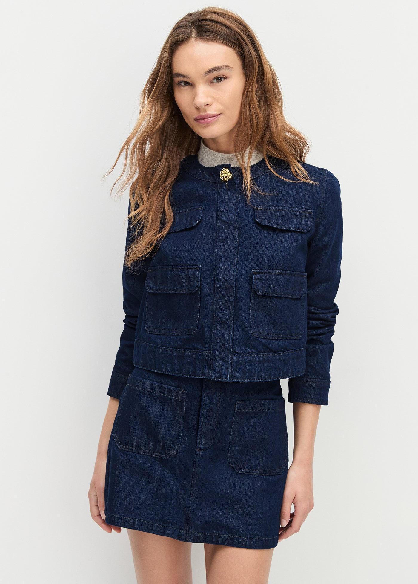 The Denim Emily Jacket - Stout
