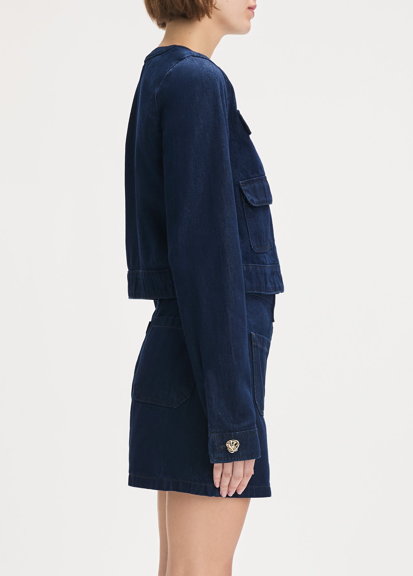 The Denim Emily Jacket - Stout