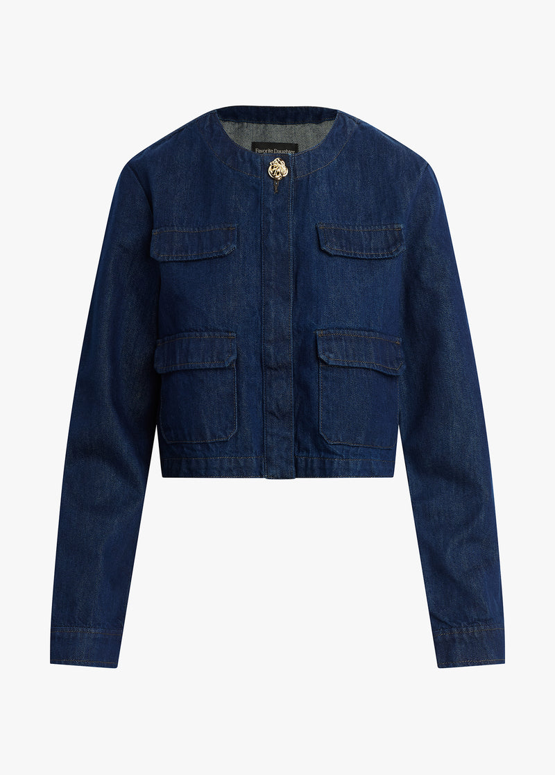 The Denim Emily Jacket - Stout
