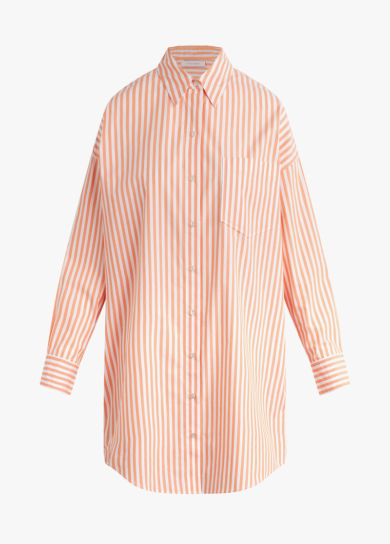 Tell Me About it Dress - Creamsicle Stripe