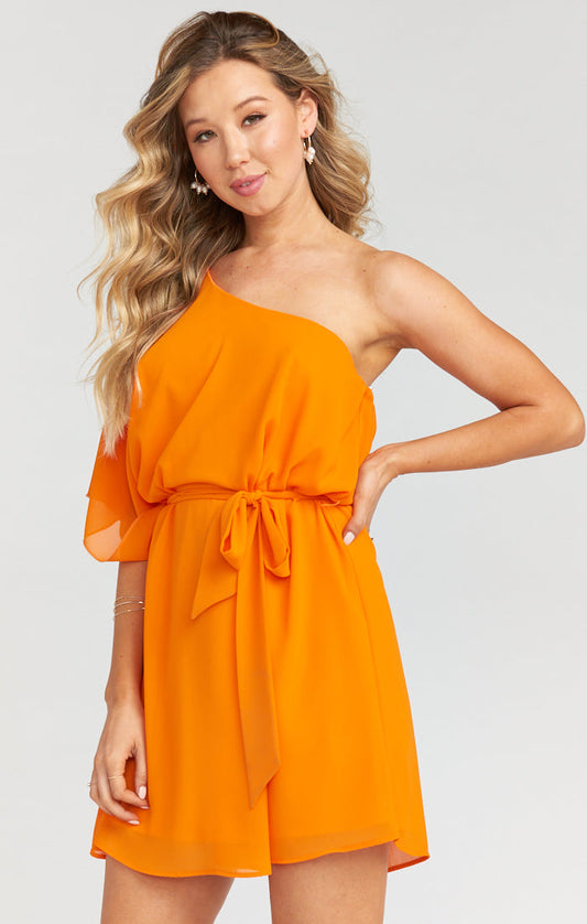Trish Dress - Tangerine