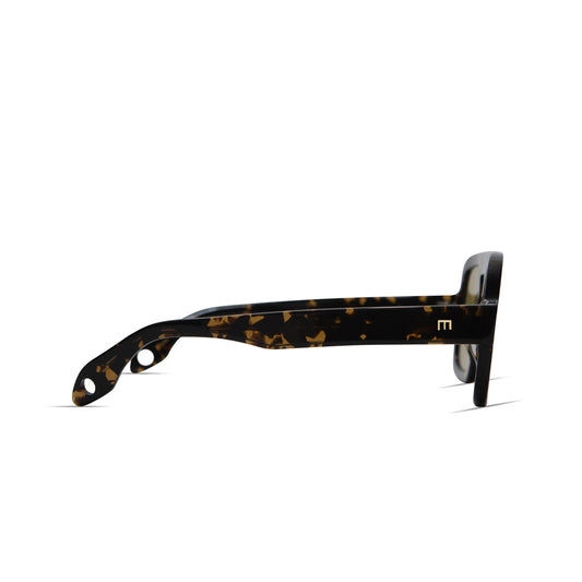Jane in Dark Brown Tortoise - Olive Green Lens