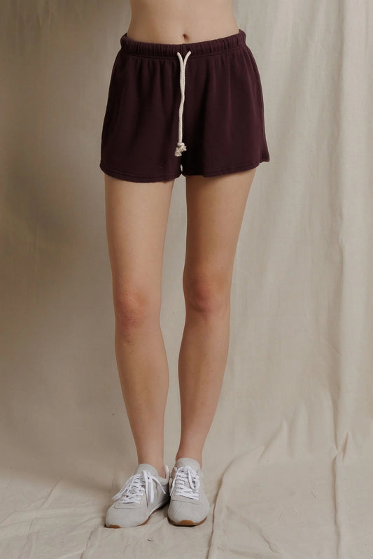 Layla Shorts - Cherry Lacquer