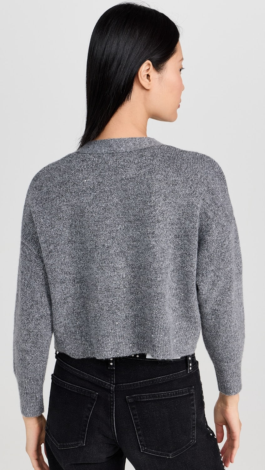 Kiya Sparkle Cardigan - Grey