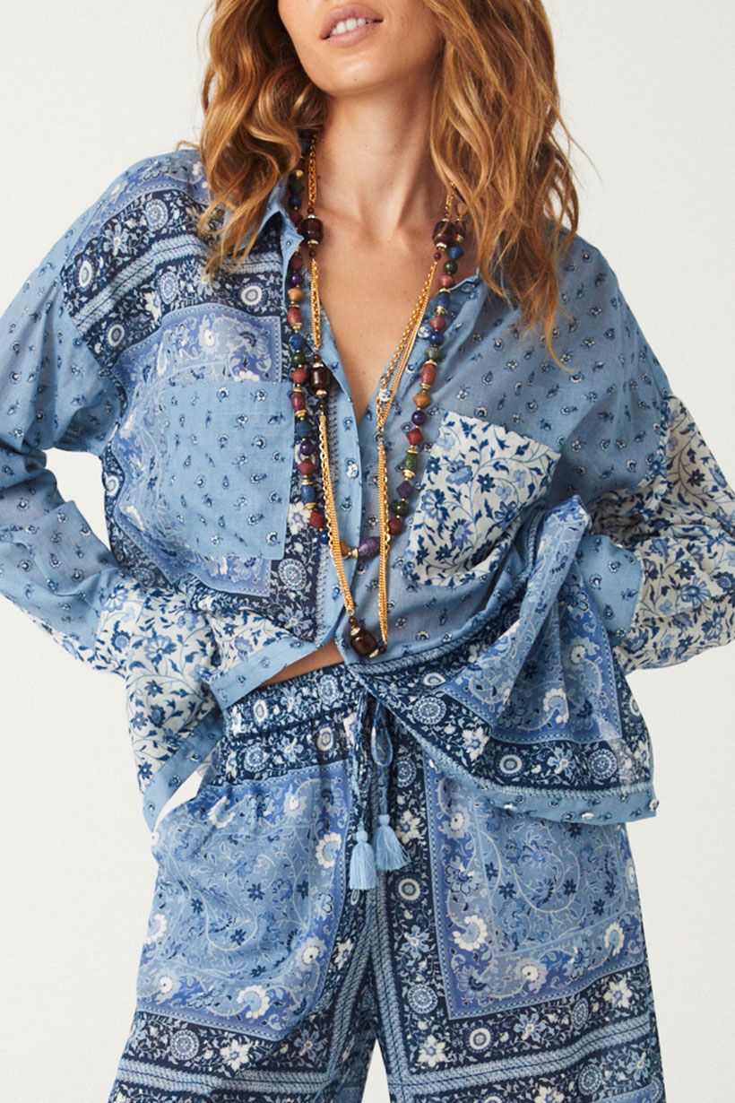 Sunshine Bandit Shirt Dress - Chambray