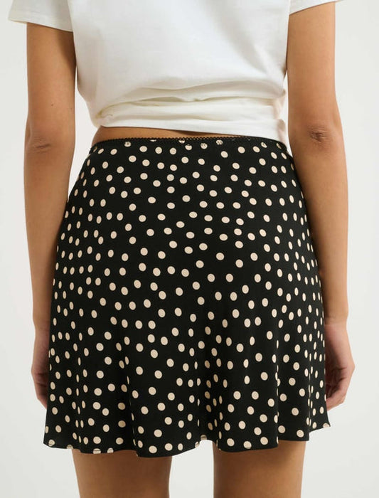 Silhouette Mini Skirt - Ditsy Dot