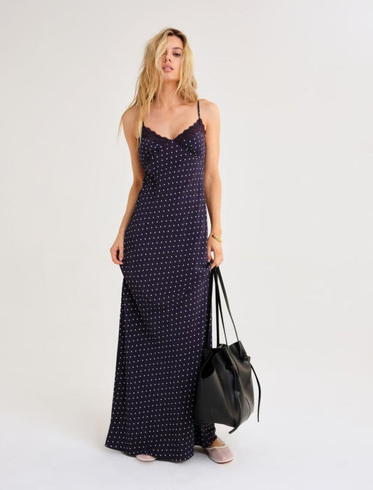 Sinatra Maxi Dress - Coastal Dot
