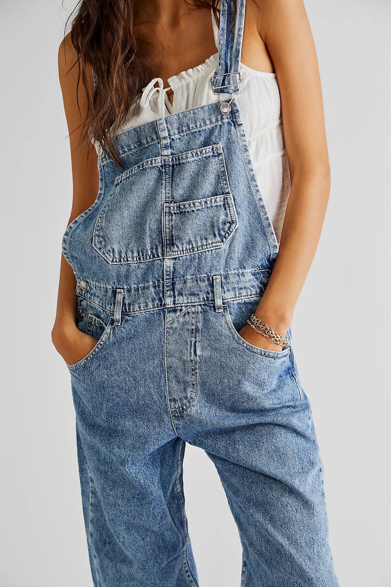 Ziggy Denim Overall - Powder Blue