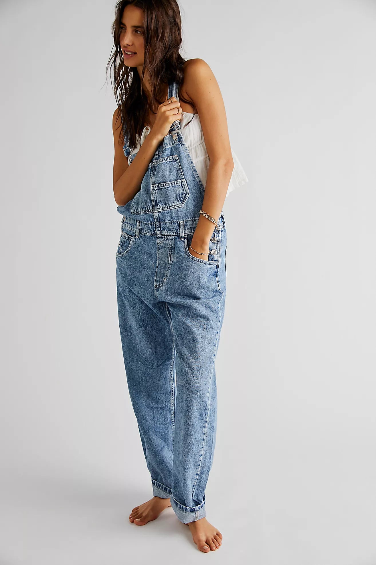 Ziggy Denim Overall - Powder Blue