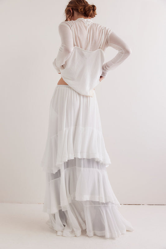 Clementine Maxi Skirt - Ivory