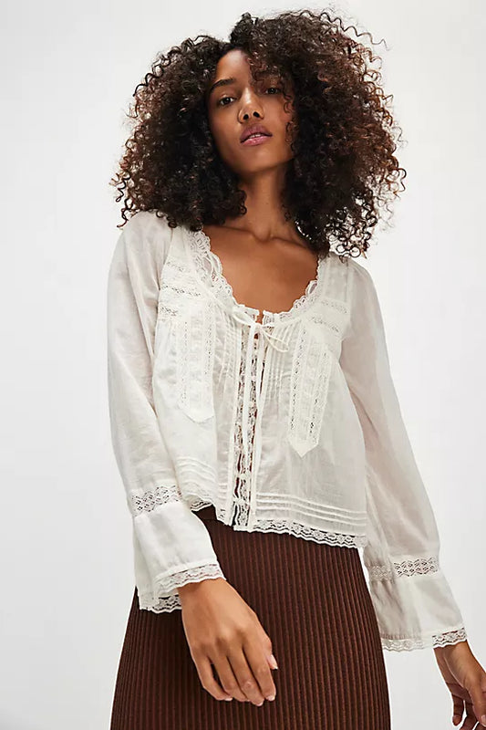 Longsleeve Evermore Top - Ivory