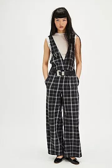 Mara Menswear Overalls - Black Combo