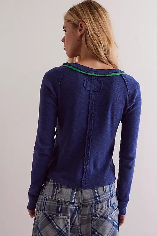 Tipton Cardi - Indigo Combo