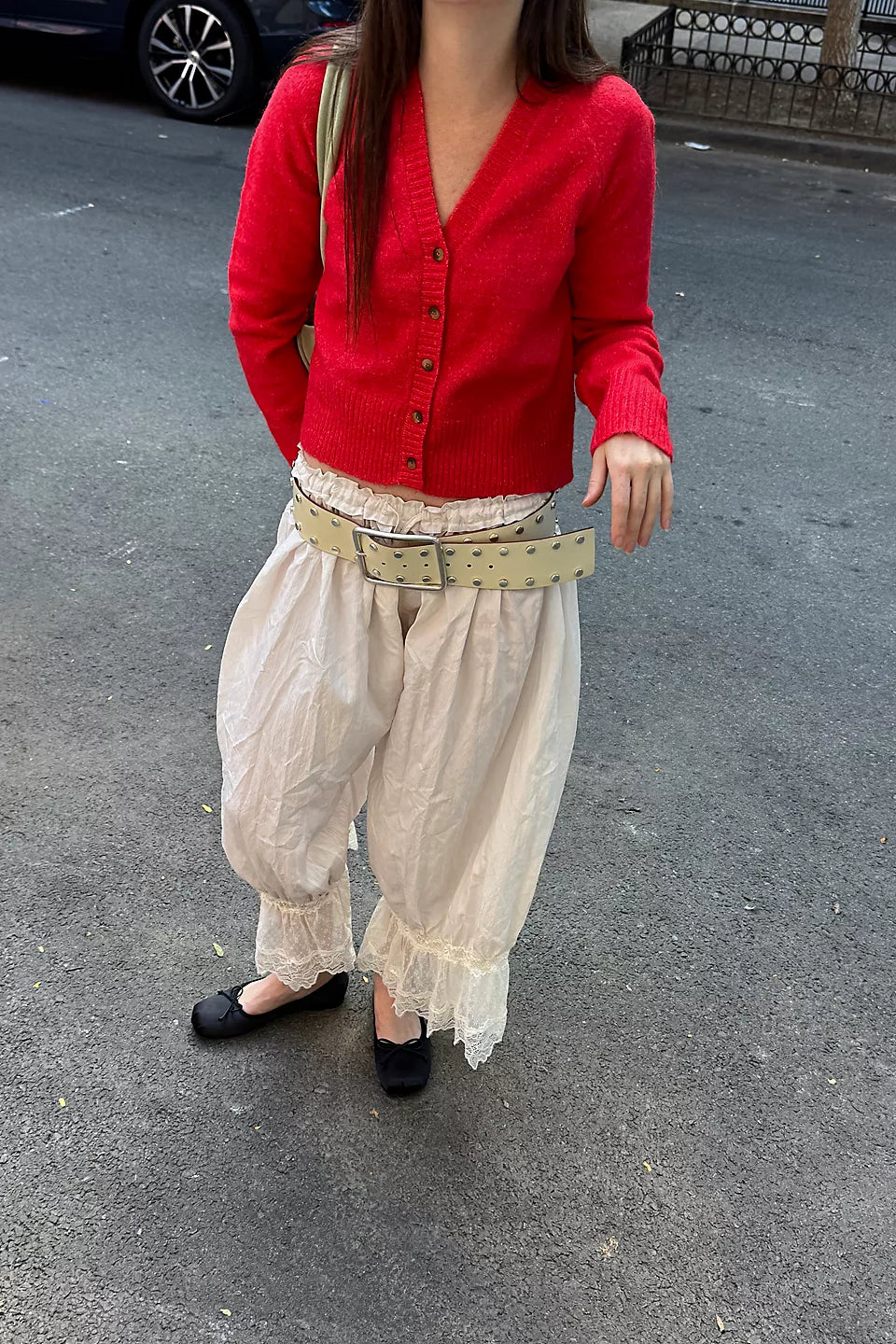 School Girl Cardigan - Cherry Pop Melange