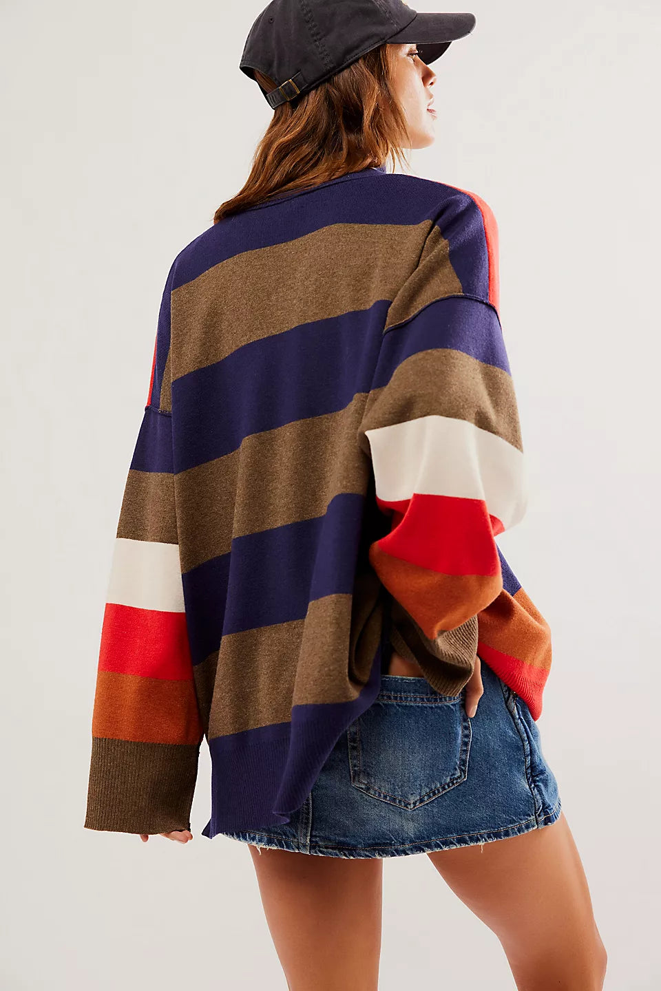 Coastal Stripe Pullover - Set Sail Combo