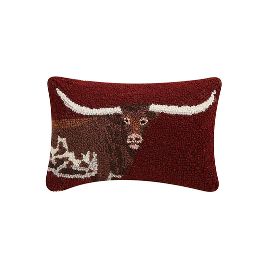 Longhorn Hook Pillow