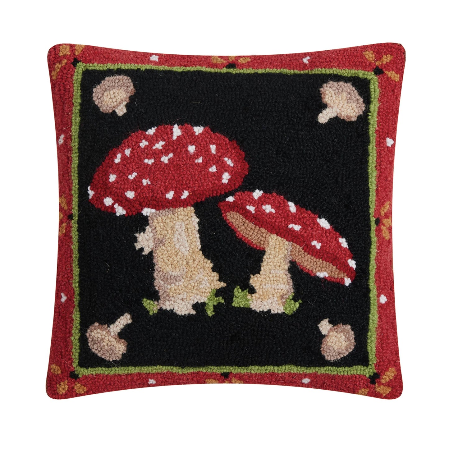 Mushroom Mania Hook Pillow