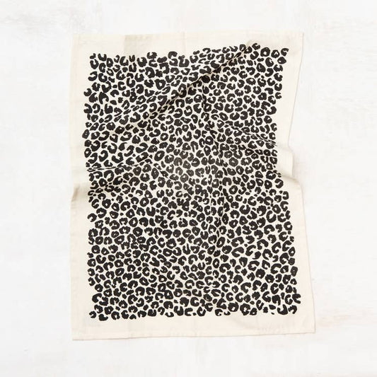 Leopard Kitchen Towel - Natural