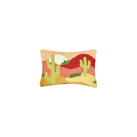 Cactus Sunset Hook Pillow