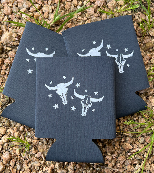 Skull Western Koozie