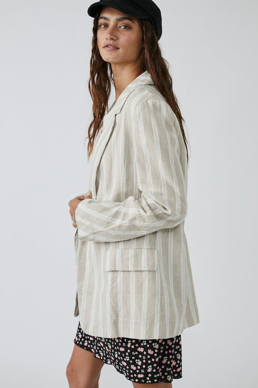 Fern Blazer - Dusty Beige