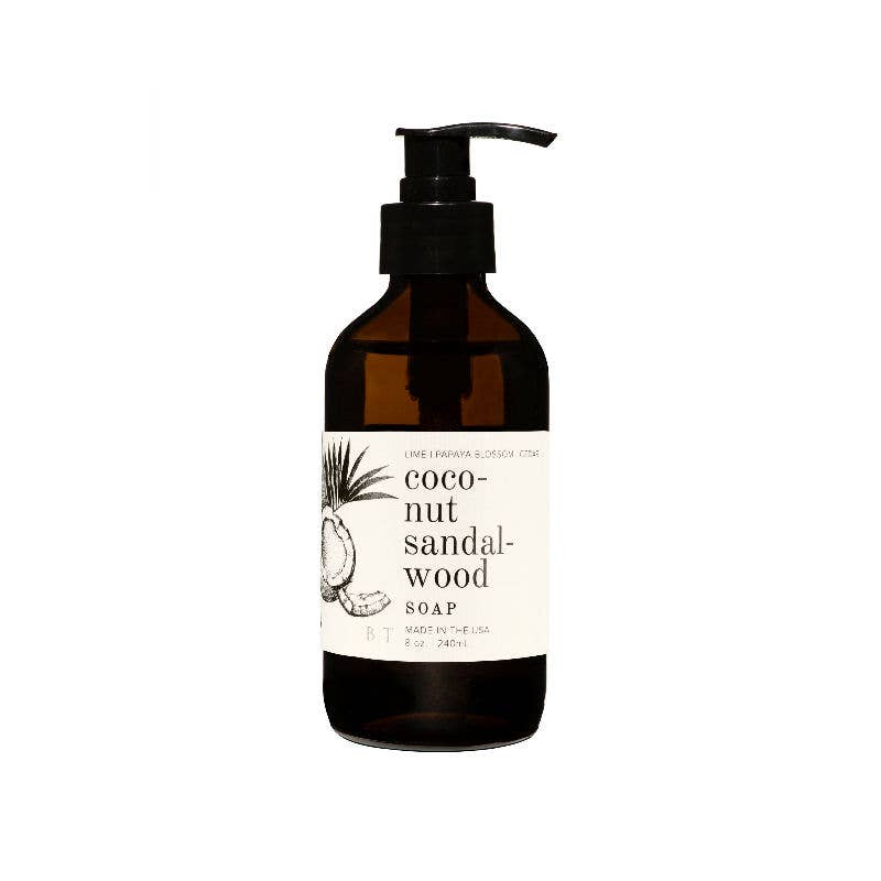 Hand Soap - Coconut Sandalwood - 8 oz.